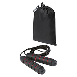 Austin weiches Springseil im Beutel aus rPET, rot