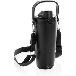 Avira Ayala Crossbody Duosip Becher aus RCS rec. Stahl, schwarz