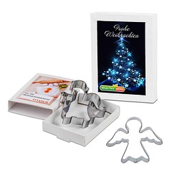 Backförmchen in Slide-Box, Xmas, Engel, 1-seit. Druck