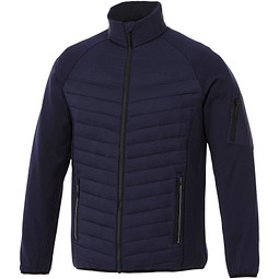 ELEVATE Herren Hybrid-Thermojacke Banff, dunkelblau, M