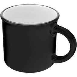 Bari Keramiktasse 240 ml, schwarz