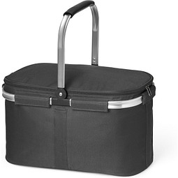 BASKIT. Flexibler Picknickkorb aus 600D 25 L, Schwarz