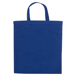 Einkaufstasche Baumwolle, kurze Henkel, navyblau