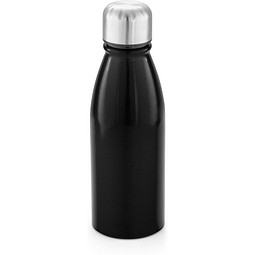 BEANE. 500 ml Aluminium-Sportflasche, Schwarz