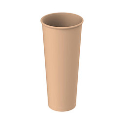 Kaffeebecher ToGo, 500 ml, beständiges braun