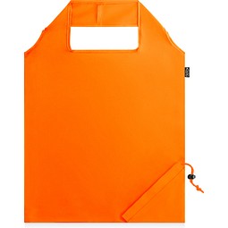 BEIRA. Faltbare Tragetasche aus 190T Polyester aus recyceltem (100% rPET), Orange