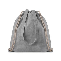 Beutel mit Kordelzug recycelt MOIRA DUO, Grau