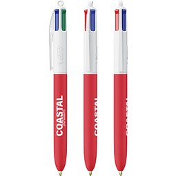 BIC® 4 Colours® Soft Weiß/Rot Weich