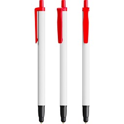 BIC® Clic Stic Stylus Ecolutions® Kugelschreiber Rot Recycelt Blaue Tinte