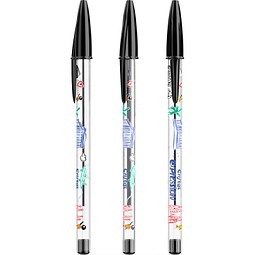 BIC® Cristal® Expression Schwarz / Schwarze Tinte