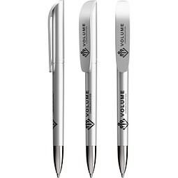 BIC® Super Clip Glacé Advance Silberglasur Schwarz Tinte