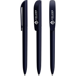 BIC® Super Clip Soft Weiches Marineblau Schwarz Tinte