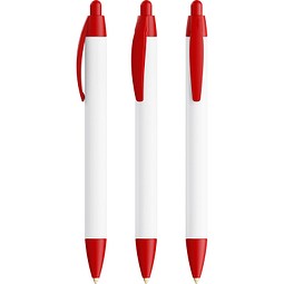BIC® Wide Body Ecolutions® ballpen Rot Blaue Tinte