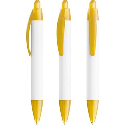 BIC® Wide Body Mini Digital ballpen Gefrostetes Gelb Blaue Tinte