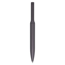 Premium-Werbeartikel Blanca Kugelschreiber – twilight grey – mit lasergraviert 48h Express-Gravur schwarz schreibend für Büroalltag
