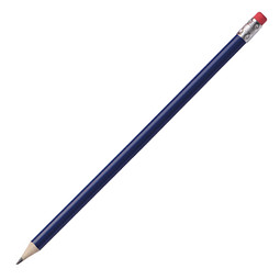 Bleistift mit Radiergummi Hickory, blau