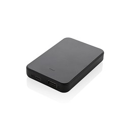 Boostcore 5.000mAh Powerbank aus RCS rec. Kunststoff, schwarz