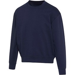 Boris Oversize Sweatshirt mit Rundhalsausschnitt aus recycelter 280 g/m2 Bio Baumwolle (OCS), unisex, navy, 3XL
