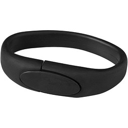 Bracelet USB-Stick, schwarz, 16GB