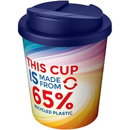 Brite-Americano Espresso Eco auslaufsicherer Isolierbecher, 250 ml, blau