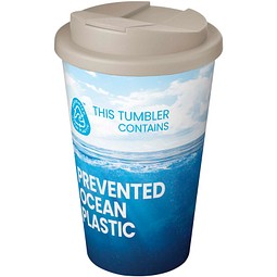 Brite-Americano® POP 350 ml isolierter Trinkbecher mit auslaufsicherem Deckel, sandstone