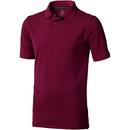 Elevate Life Elevate Herren Poloshirt Calgary, Bordeaux, Xxxl