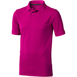 Elevate Life Elevate Herren Poloshirt Calgary, Rosa, Xxxl