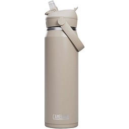 Camelbak® Thrive Flip VSS 750 ml Edelstahl Trinkflasche mit Flip Strohhalm, hellgrau