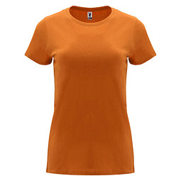 Capri T-Shirt für Damen, orange, 2XL
