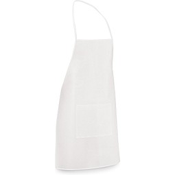 CELERY. Schürze aus Non-Woven (80 g/m²), Weiß