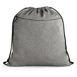 CHANCERY. Turnbeutel mit recycelter Baumwolle (70%), Polyester (30% rPET) (140 g/m²), Schwarz