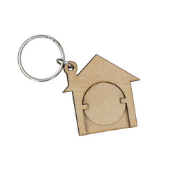 Chip-Schlüsselanhänger Natural, natur