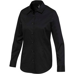 Citrine 185 g/m² Twill Bluse, schwarz, XL