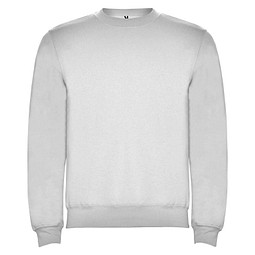 Clasica Sweatshirt mit Rundhalsausschnitt Unisex, Ash white melange, 2XL