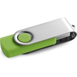 CLAUDIUS 8GB. USB-Stick 8 GB mit Metallclip, Hellgrün