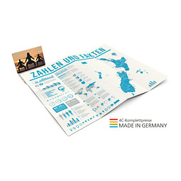 Geiger-Notes Concept-Card Faltplan Large green+blue 40, inkl. Druck