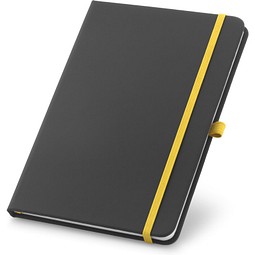 CORBIN. A5 Notizbuch aus PU mit linierten Blättern, Gelb
