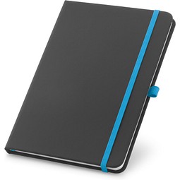 CORBIN. A5 Notizbuch aus PU mit linierten Blättern, Hellblau