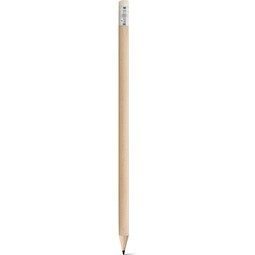 CORNWELL. Bleistift mit Radiergummi und Härtegrad HB, Naturhell