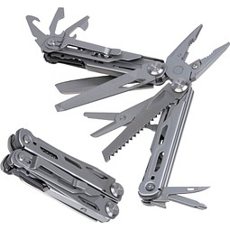 CrisMa 15-teiliges Multitool, silbergrau