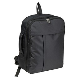 CrisMa Reiserucksack aus RPET, schwarz