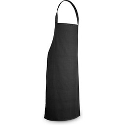 CUMIN. Schürze aus Baumwolltwill (180 g/m²), Schwarz
