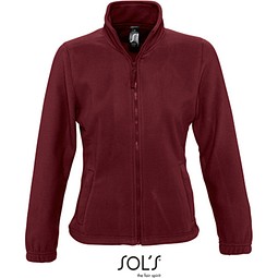 Sol’s Damen Fleecejacke North, L, Burgundy