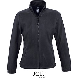 Damen Fleecejacke North, S, Charcoal Grey (Solid)