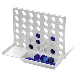 Denkspiel Gewinn mit 4, weiß