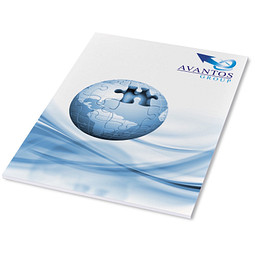 Desk-Mate® A4 Notizblock, Wickelumschlag, 25 Blatt, weiß