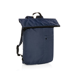Dillon AWARE™ RPET faltbarer Lightweight-Rucksack, navy blau