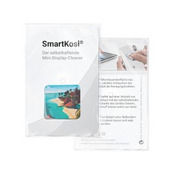 Display-Cleaner SmartKosi® 2,8x2,8 cm, weiss / individuell