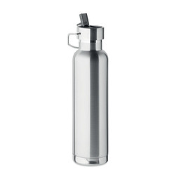 Doppelwandige Flasche 660 ml RIFLOW, Mattsilber