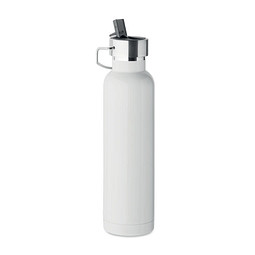 Doppelwandige Flasche 660 ml RIFLOW, Weiß